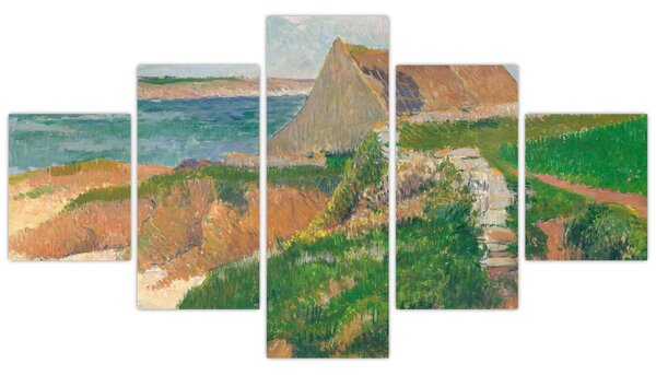 Obraz - Henri Moret, The Island of Raguenez, Brittany, reprodukcje (125x70 cm)