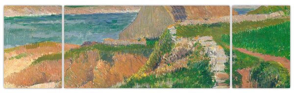 Obraz - Henri Moret, The Island of Raguenez, Brittany, reprodukcje (170x50 cm)