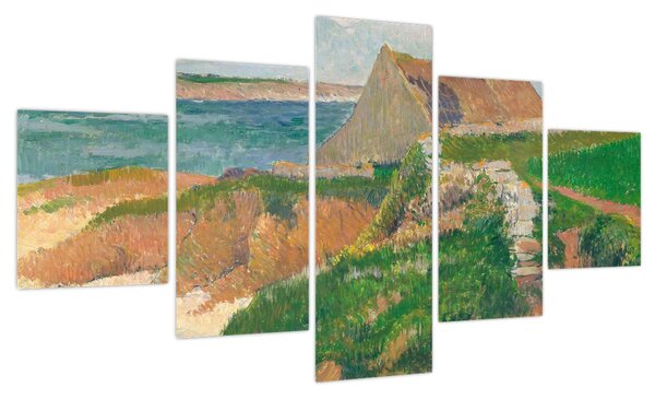 Obraz - Henri Moret, The Island of Raguenez, Brittany, reprodukcje (125x70 cm)