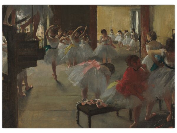 Obraz - Edgar Degas, The Dance Class, reprodukcje (70x50 cm)