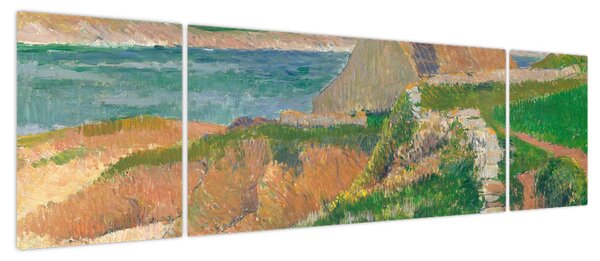 Obraz - Henri Moret, The Island of Raguenez, Brittany, reprodukcje (170x50 cm)