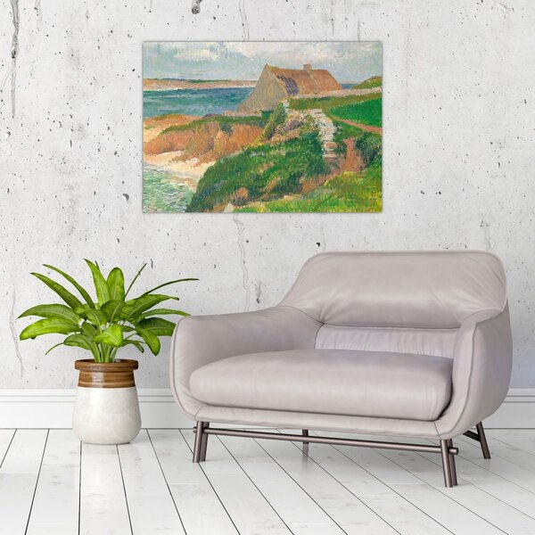 Obraz - Henri Moret, The Island of Raguenez, Brittany, reprodukcje (70x50 cm)