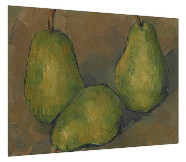Obraz - Paul Cézanne, Three Pears, reprodukcje (70x50 cm)
