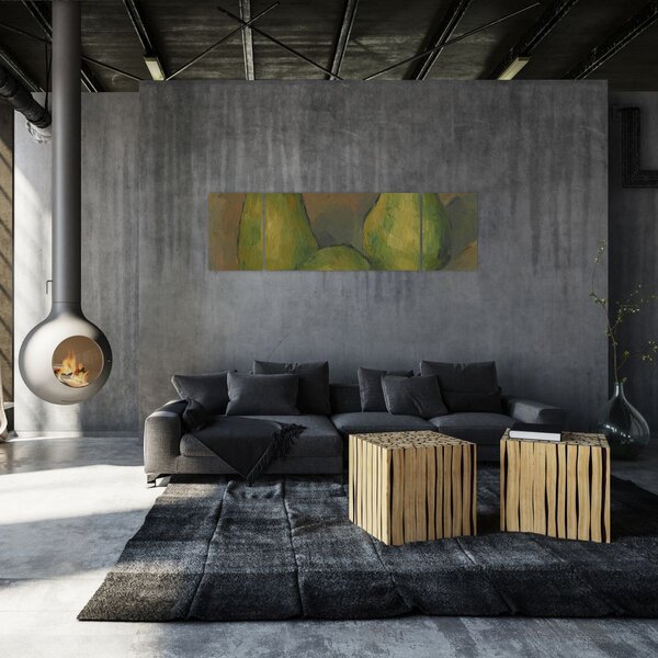 Obraz - Paul Cézanne, Three Pears, reprodukcje (170x50 cm)