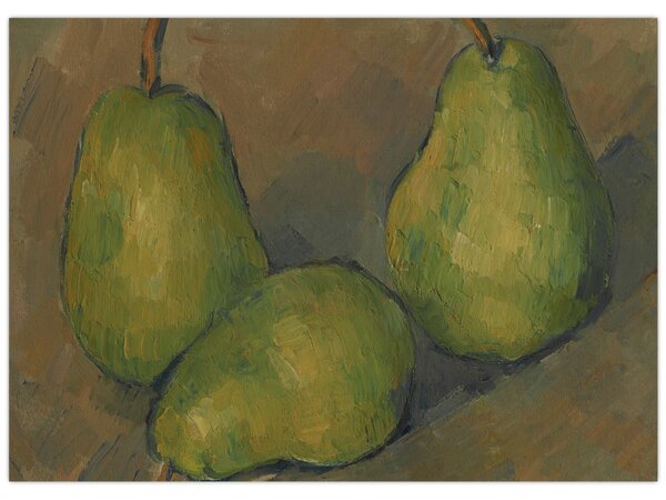 Obraz - Paul Cézanne, Three Pears, reprodukcje (70x50 cm)