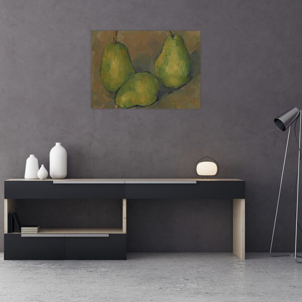 Obraz - Paul Cézanne, Three Pears, reprodukcje (70x50 cm)