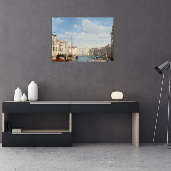 Obraz - Richard Parkes Bonington, The Grand Canal, reprodukcje (70x50 cm)
