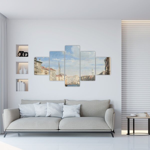 Obraz - Richard Parkes Bonington, The Grand Canal, reprodukcje (125x70 cm)