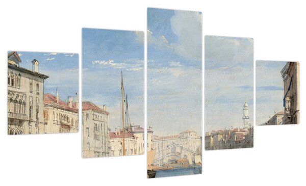 Obraz - Richard Parkes Bonington, The Grand Canal, reprodukcje (125x70 cm)