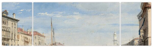 Obraz - Richard Parkes Bonington, The Grand Canal, reprodukcje (170x50 cm)