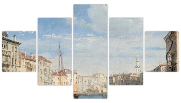 Obraz - Richard Parkes Bonington, The Grand Canal, reprodukcje (125x70 cm)