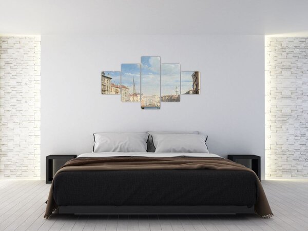 Obraz - Richard Parkes Bonington, The Grand Canal, reprodukcje (125x70 cm)