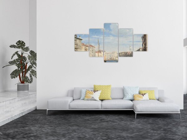 Obraz - Richard Parkes Bonington, The Grand Canal, reprodukcje (125x70 cm)