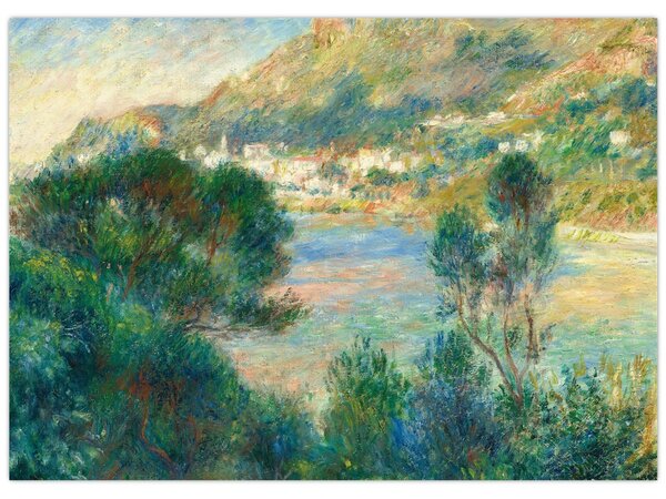 Obraz - Auguste Renoir, View of Monte Carlo from Cap Martin, reprodukcje (70x50 cm)