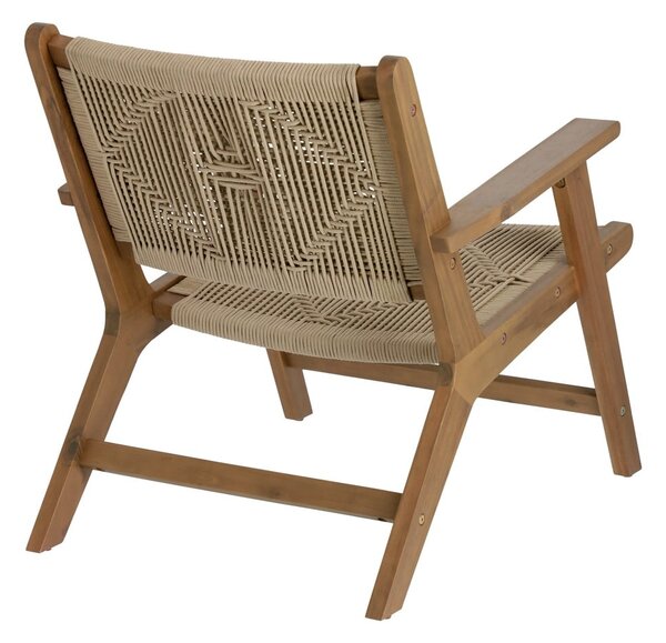 Drewniany fotel ogrodowy w naturalnym kolorze Geralda – Kave Home