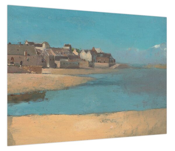 Obraz - Odilon Redon, Village by the Sea in Brittany, reprodukcje (70x50 cm)