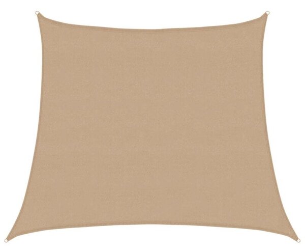 Żagiel przeciwsłoneczny, 160 g/m², kolor taupe, 4/5x4 m, hdpe