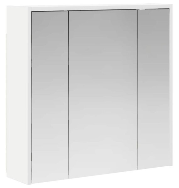 Szafka z lustrem do łazienki biały 63,5 x 16 x 62,5 cm