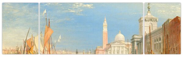 Obraz - Joseph Mallord William Turner, Venice the Dogana and San Giorgio Maggiore, reprodukcje (170x50 cm)