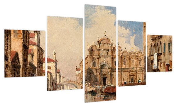 Obraz - Jules-Romain Joyant, The Scuola di San Marco, Venice, reprodukcje (125x70 cm)