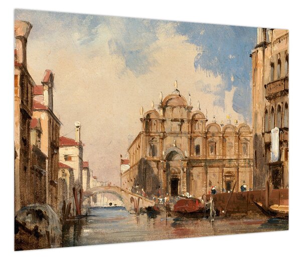 Obraz - Jules-Romain Joyant, The Scuola di San Marco, Venice, reprodukcje (70x50 cm)