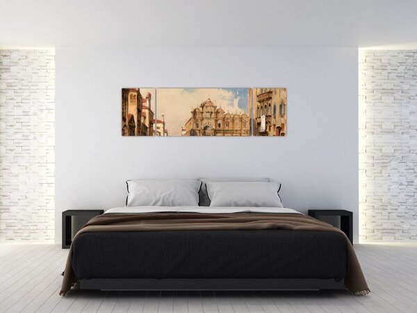 Obraz - Jules-Romain Joyant, The Scuola di San Marco, Venice, reprodukcje (170x50 cm)