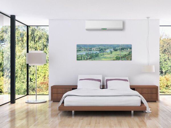 Obraz - Theodore Robinson, The Valley of the Seine, From the Hills of Giverny, reprodukcje (170x50 cm)