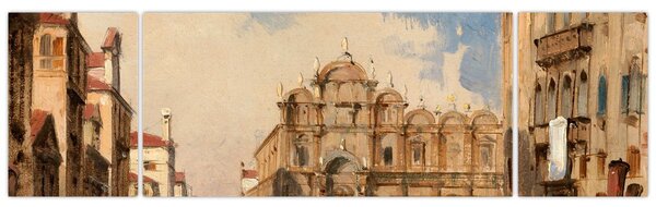 Obraz - Jules-Romain Joyant, The Scuola di San Marco, Venice, reprodukcje (170x50 cm)