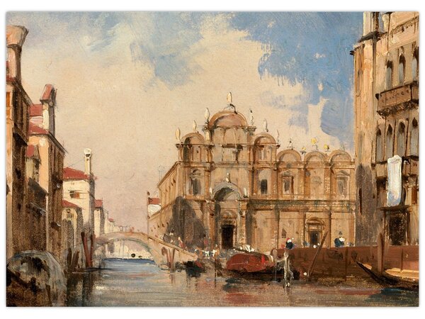 Obraz - Jules-Romain Joyant, The Scuola di San Marco, Venice, reprodukcje (70x50 cm)