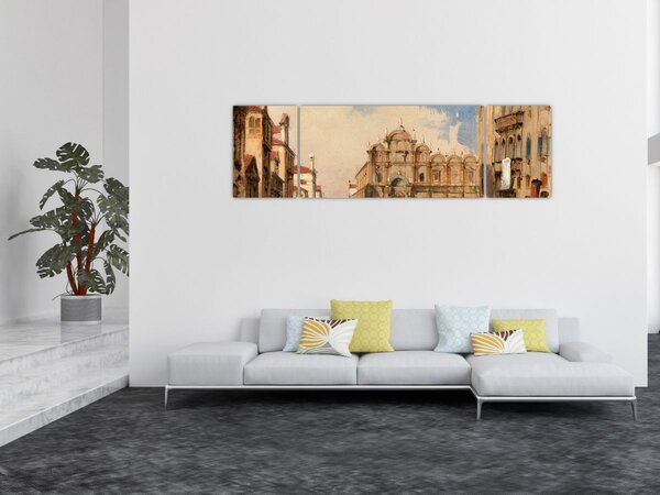 Obraz - Jules-Romain Joyant, The Scuola di San Marco, Venice, reprodukcje (170x50 cm)