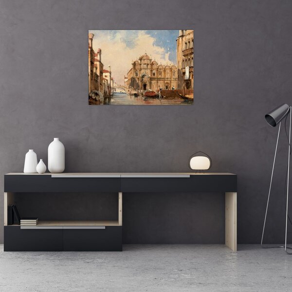 Obraz - Jules-Romain Joyant, The Scuola di San Marco, Venice, reprodukcje (70x50 cm)