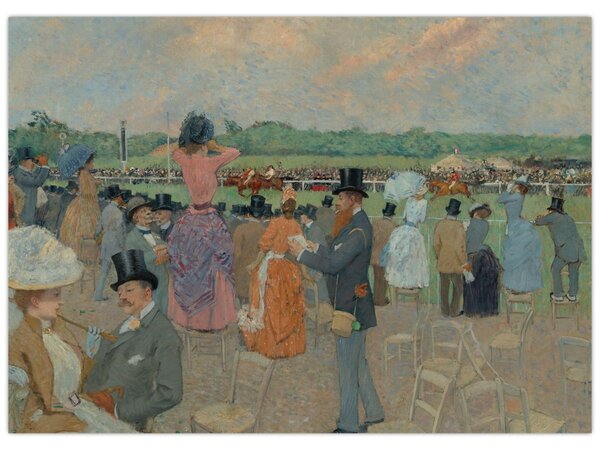 Obraz - Jean-Louis Forain, The Races at Longchamp, reprodukcje (70x50 cm)