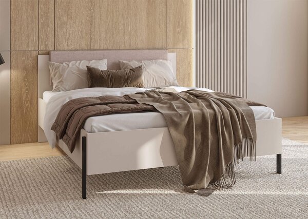 MebleMWM Łóżko 160 JUKON S | Cashmere
