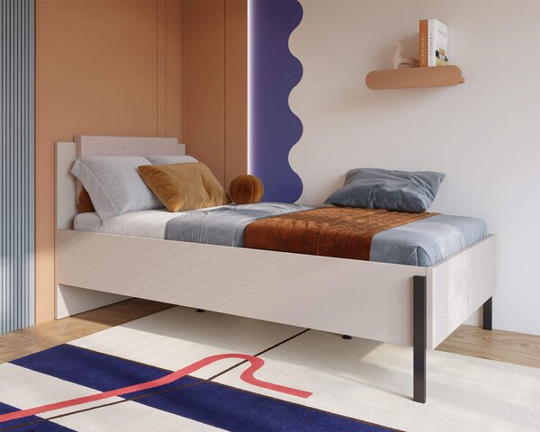 MebleMWM Łóżko 100 JUKON S | Cashmere