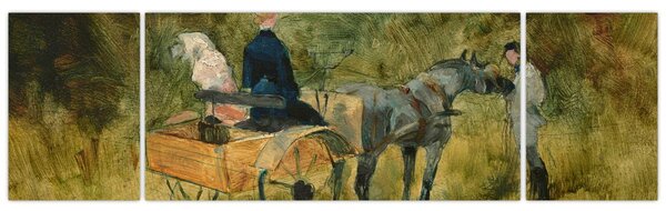 Obraz - Henri de Toulouse-Lautrec, The Trap, reprodukcje (170x50 cm)