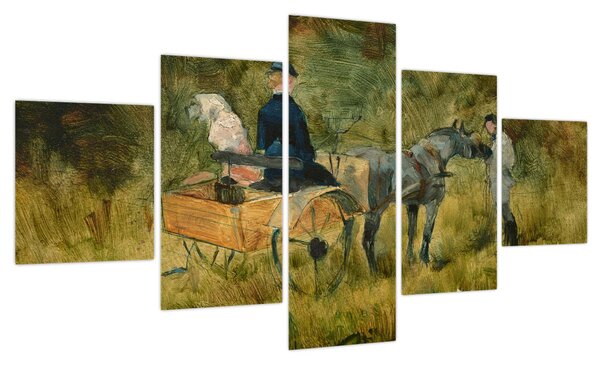 Obraz - Henri de Toulouse-Lautrec, The Trap, reprodukcje (125x70 cm)