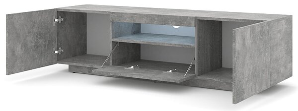 Szafka pod TV stojąca lub wisząca beton F1-F18