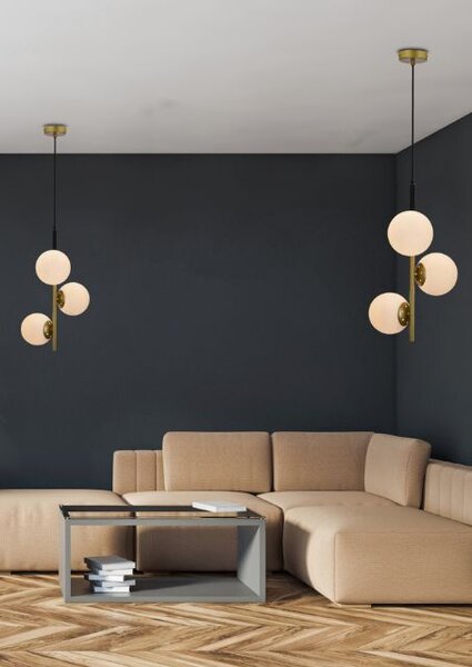 Nowoczesna potrójna lampa wisząca - 3X K488 W7-R31