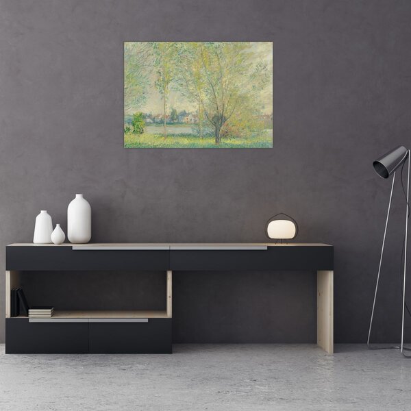 Obraz - Claude Monet, The Willows, reprodukcje (70x50 cm)