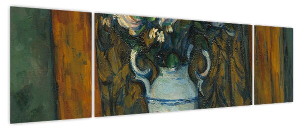 Obraz - Paul Cézanne, Vase of Flowers, reprodukcje (170x50 cm)