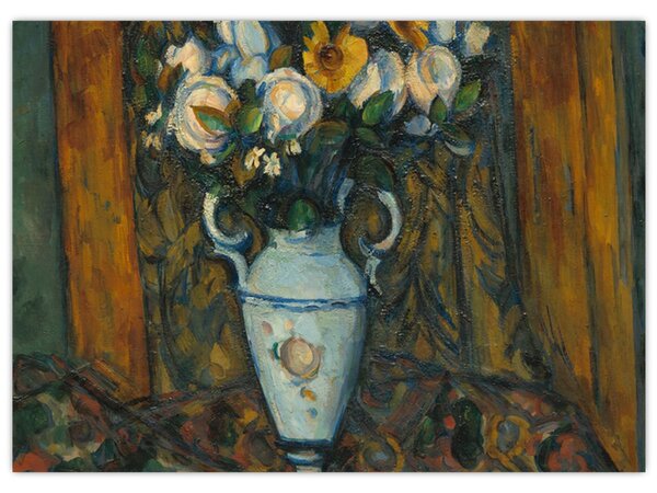 Obraz - Paul Cézanne, Vase of Flowers, reprodukcje (70x50 cm)