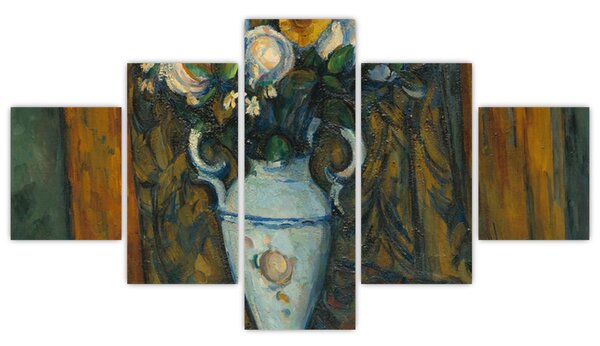 Obraz - Paul Cézanne, Vase of Flowers, reprodukcje (125x70 cm)