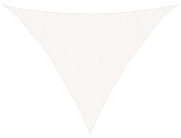 Żagiel przeciwsłoneczny, 160 g/m², biały, 3,5x3,5x4,9 m, hdpe