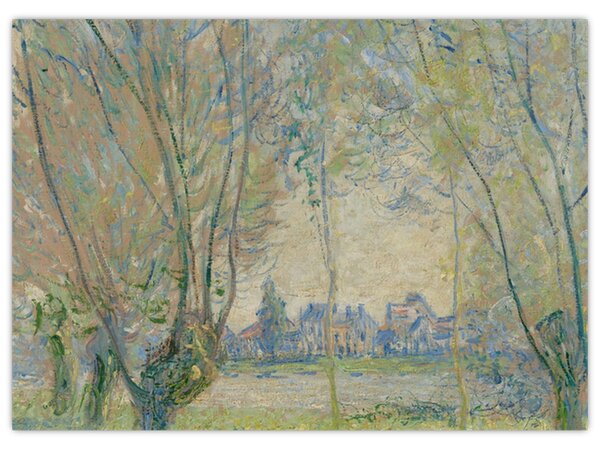 Obraz - Claude Monet, Woman Seated under the Willows, reprodukcje (70x50 cm)