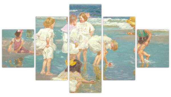 Obraz - Edward Henry Potthast, A Holiday, reprodukcje (125x70 cm)