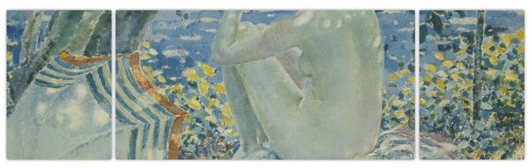 Obraz - Frederick Carl Frieseke, On the Bank, reprodukcje (170x50 cm)