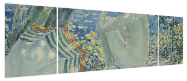 Obraz - Frederick Carl Frieseke, On the Bank, reprodukcje (170x50 cm)