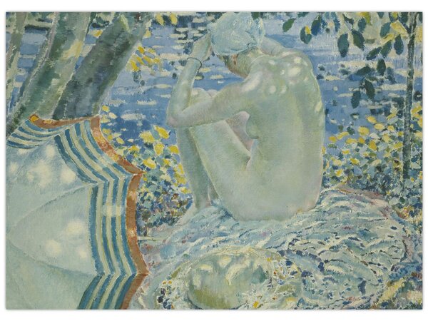 Obraz - Frederick Carl Frieseke, On the Bank, reprodukcje (70x50 cm)