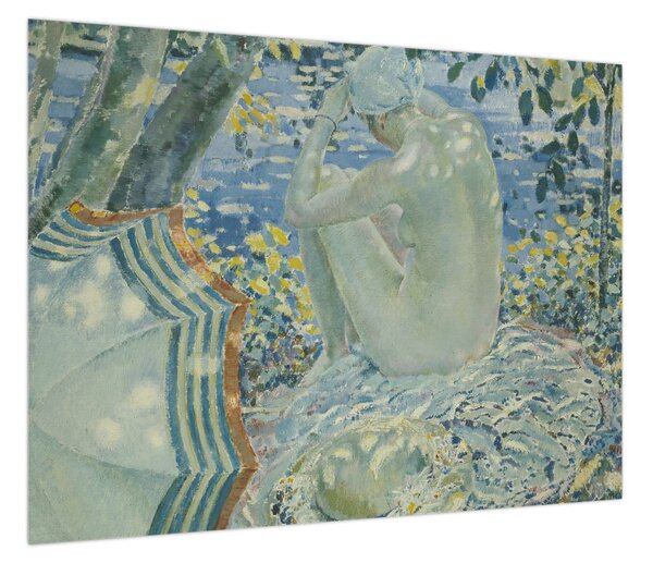 Obraz - Frederick Carl Frieseke, On the Bank, reprodukcje (70x50 cm)