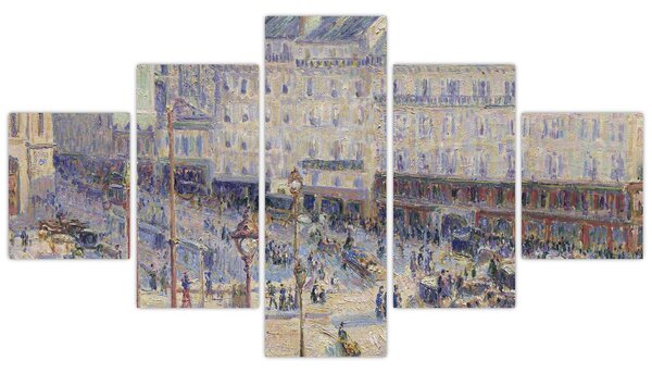 Obraz - Camille Pissarro, The Place du Havre, reprodukcje (125x70 cm)